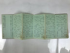 Japanese Buddhist Sutra Accordion Book Vtg Namu Myoho Renge Lotus Sutra BA685