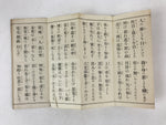 Japanese Buddhist Sutra Accordion Book Vtg Paper Green Sanzeanjinmon BA122