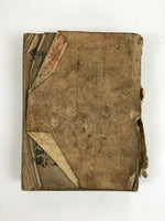 Japanese Buddhist Sutra Book C1910 Amida Sutra Vtg Paper Light Brown BA506