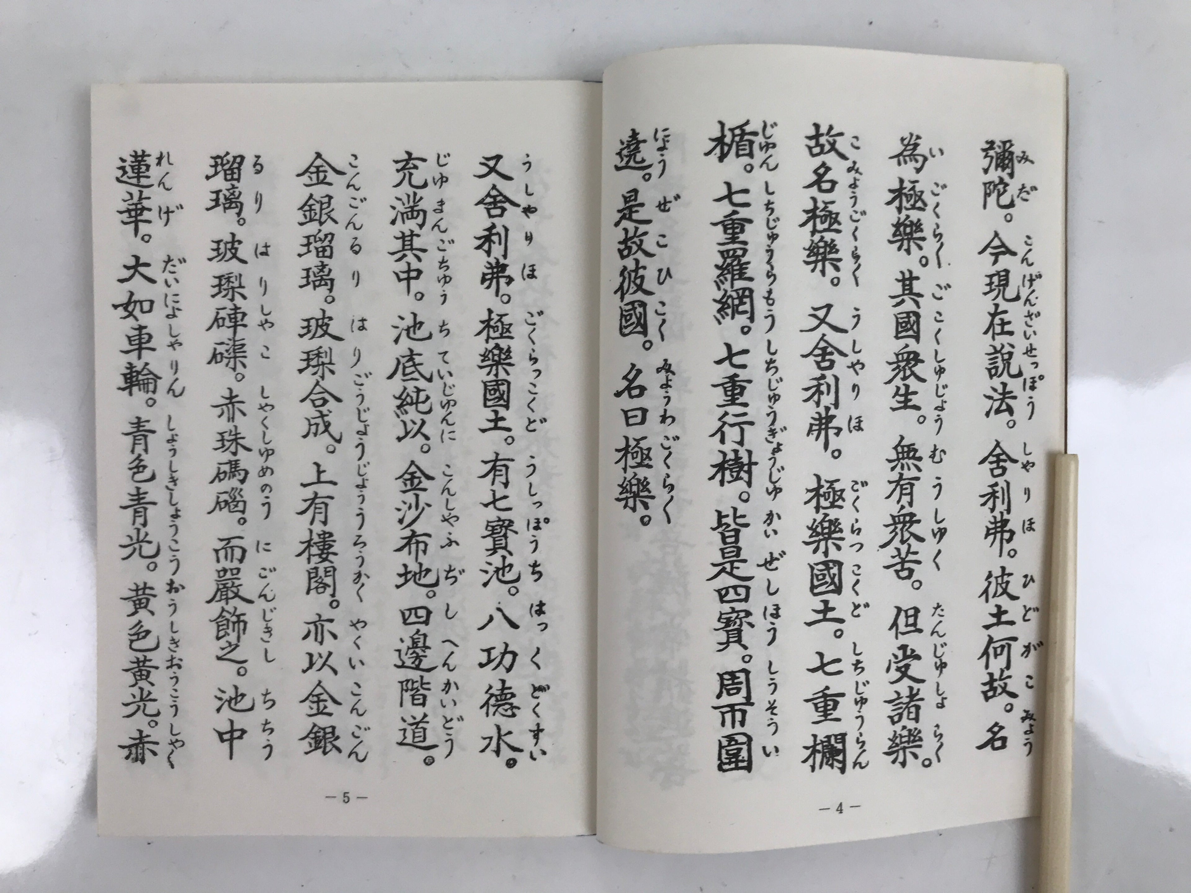 Japanese Buddhist Sutra Book Shoshinge Vtg Jodo Shinshu Otani Brown BA474