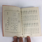 Japanese Buddhist Sutra Book Vtg Paper Jodo shinshu Zaike Gongyo-Shu Orange BU484