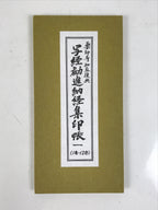 Japanese Buddhist Sutra Book Vtg Yakushiji Temple Shakyo Goshuin Book BA690