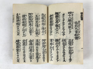 Japanese Buddhist Sutra Book Vtg Zaika Gongyoshu Otani Shinshu Red BA269