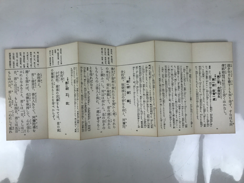 Japanese Buddhist Sutra Explanation Book Vtg Hotokenotokitamaheru Amidakyo BA628