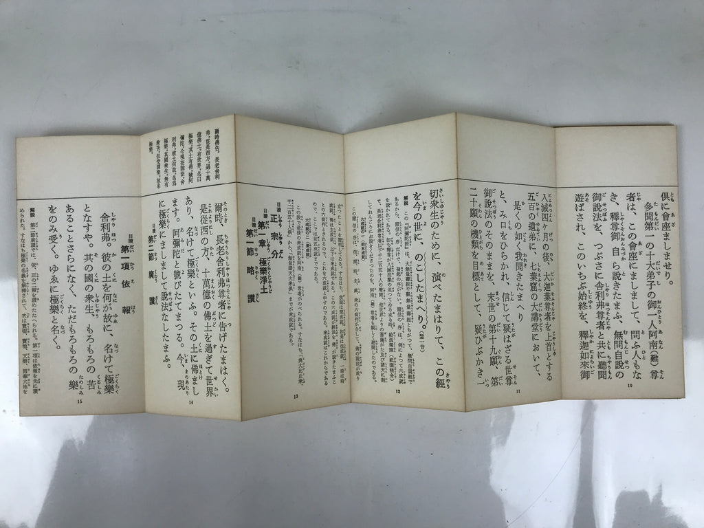 Japanese Buddhist Sutra Explanation Book Vtg Hotokenotokitamaheru Amidakyo BA628