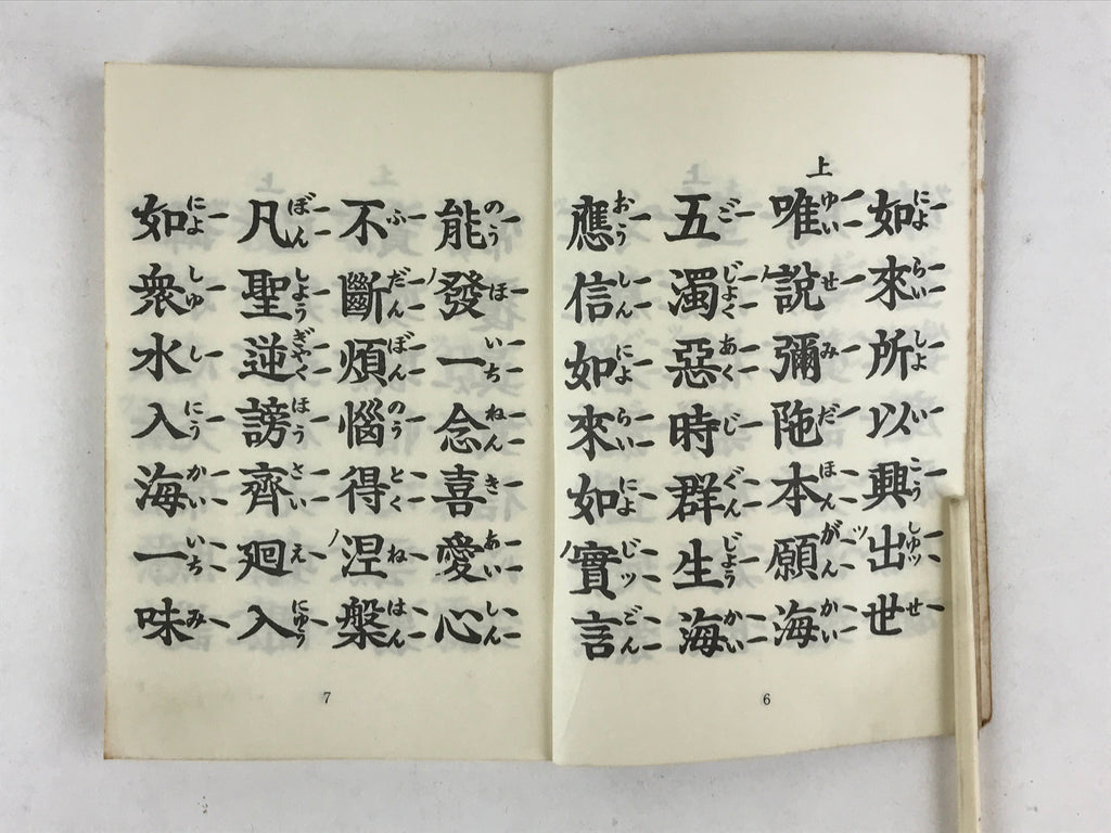 Japanese Buddhist Sutra Prayer Book Paper Vtg Hozokan Temple Kyoto BA77