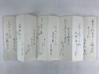 Japanese Buddhist Sutra Prayer Book Paper Vtg Signature Red Seals White BA82