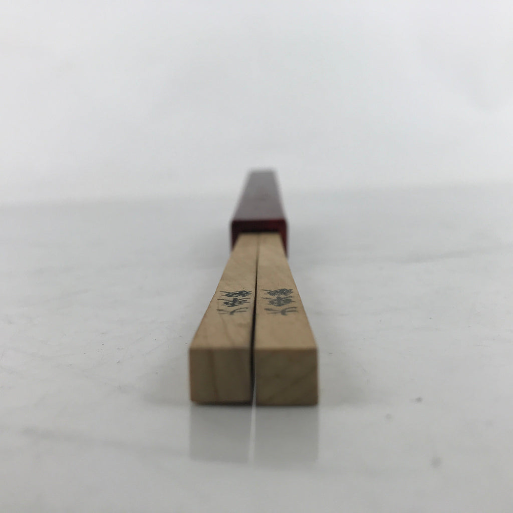 Japanese Buddhist Votive Chopsticks Vtg Daijyokyo Gizankyokai Red Lacquer BA486