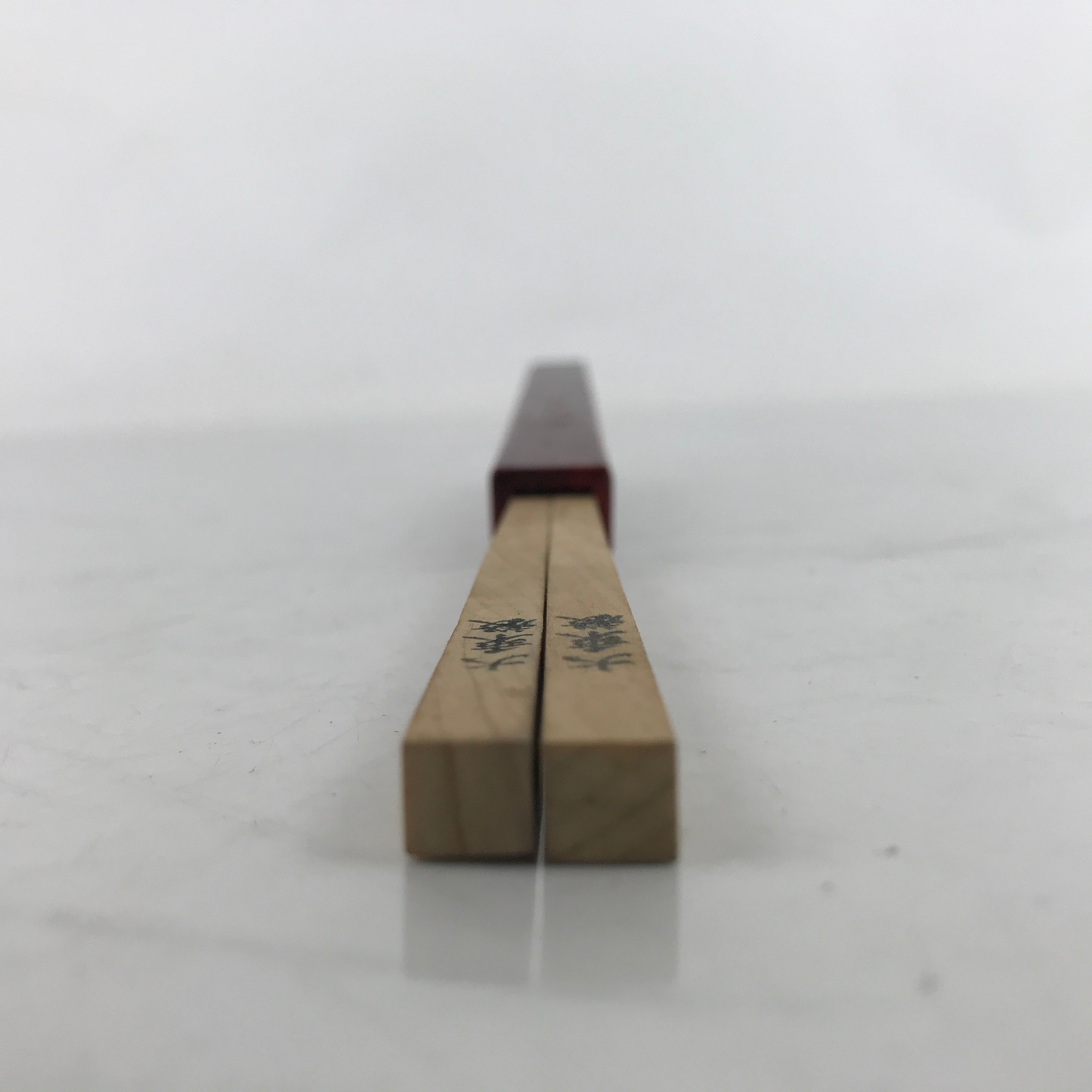Japanese Buddhist Votive Chopsticks Vtg Daijyokyo Gizankyokai Red Lacquer BA486