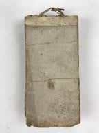 Japanese Business Ledger Book Daifuku Vtg Paper Shop Names Price Brown P341
