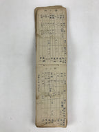 Japanese Business Ledger Book Daifuku Vtg Paper Shop Names Price Brown P341