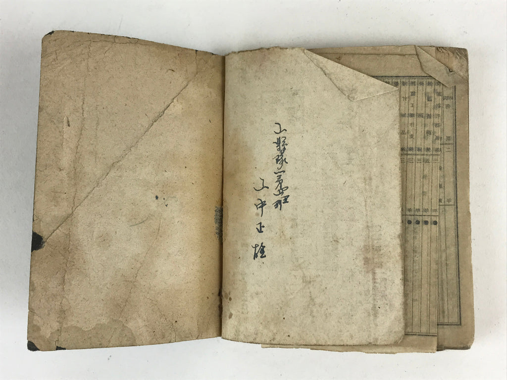 Japanese C1934 Military Instruction Japanese Army No. 9 Guntai Naimusho Manual P