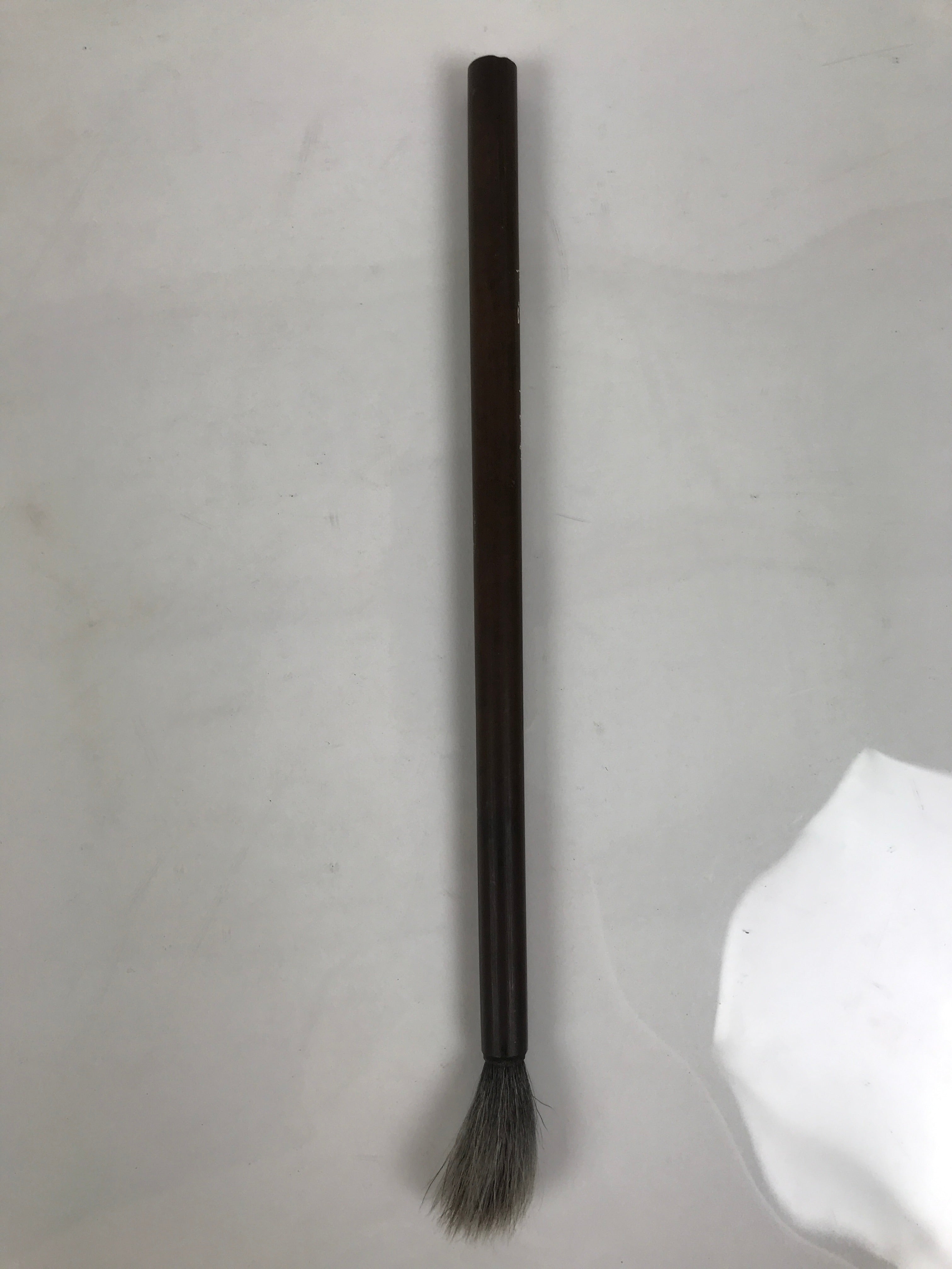 Japanese Calligraphy Brush Medium Vtg Fude Calligraphy Tool Wood Shodo Shuji C10