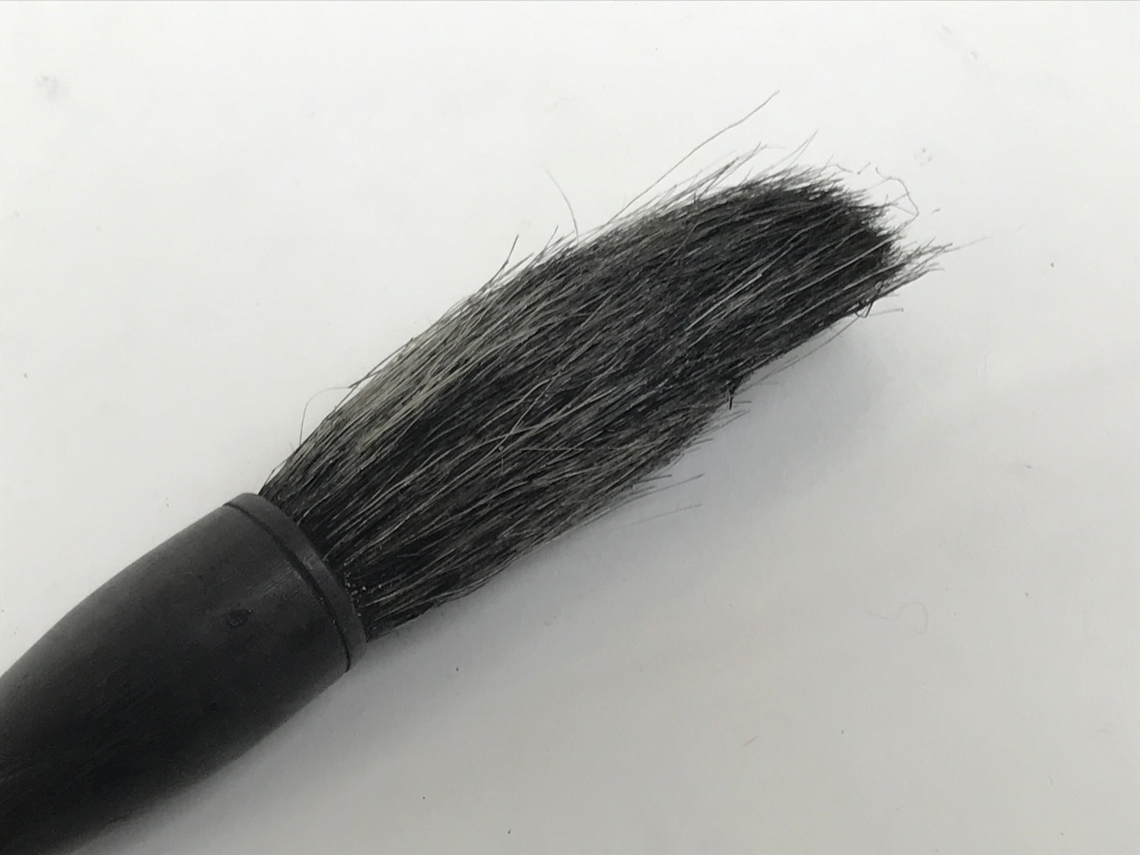 Japanese Calligraphy Brush Size 3 Vtg Fude Calligraphy Tool Shodo Shuji Kanji C7