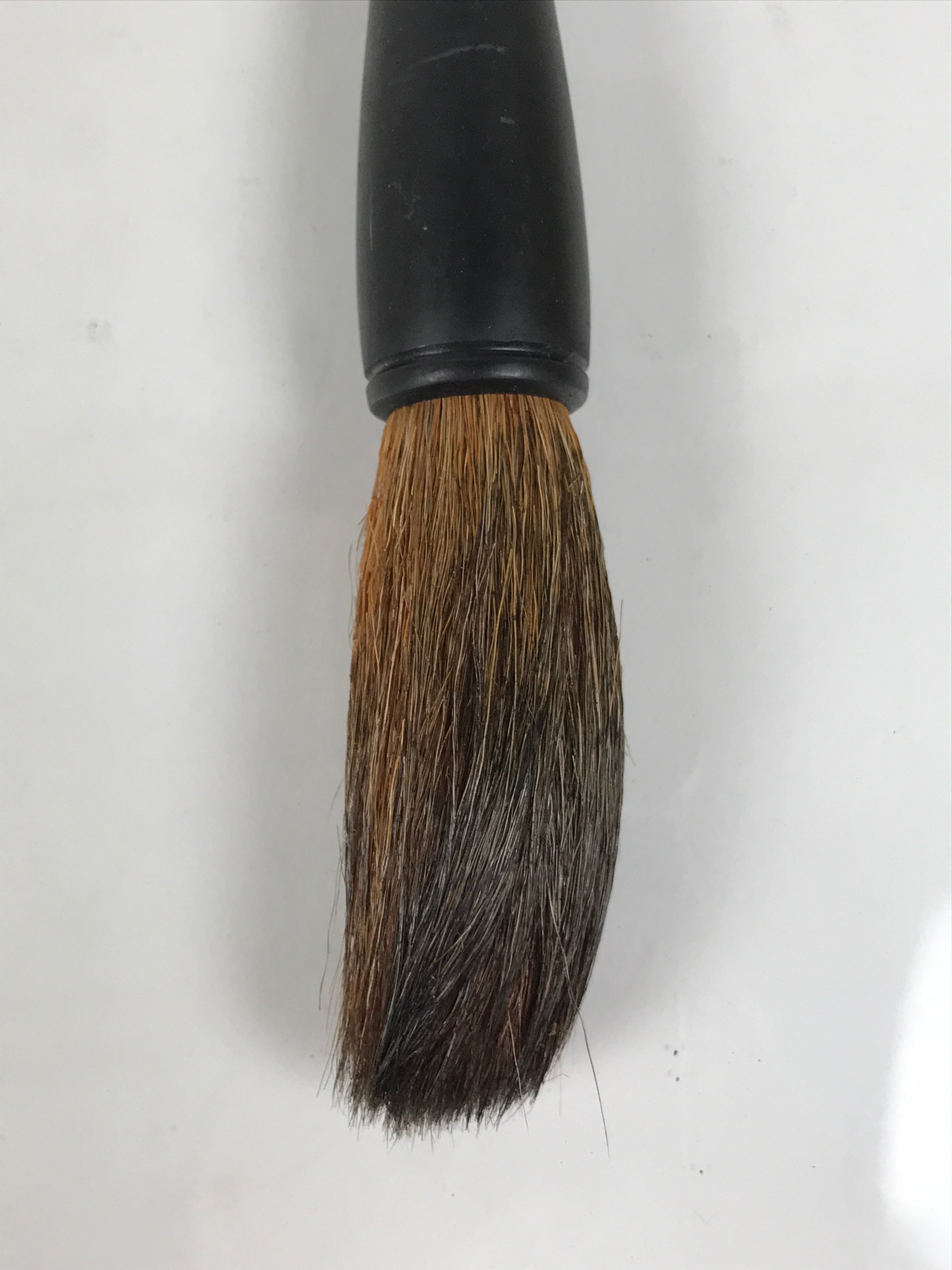 Japanese Calligraphy Brush Size 6 Vtg Fude Calligraphy Tool Shodo Shuji Kanji C2