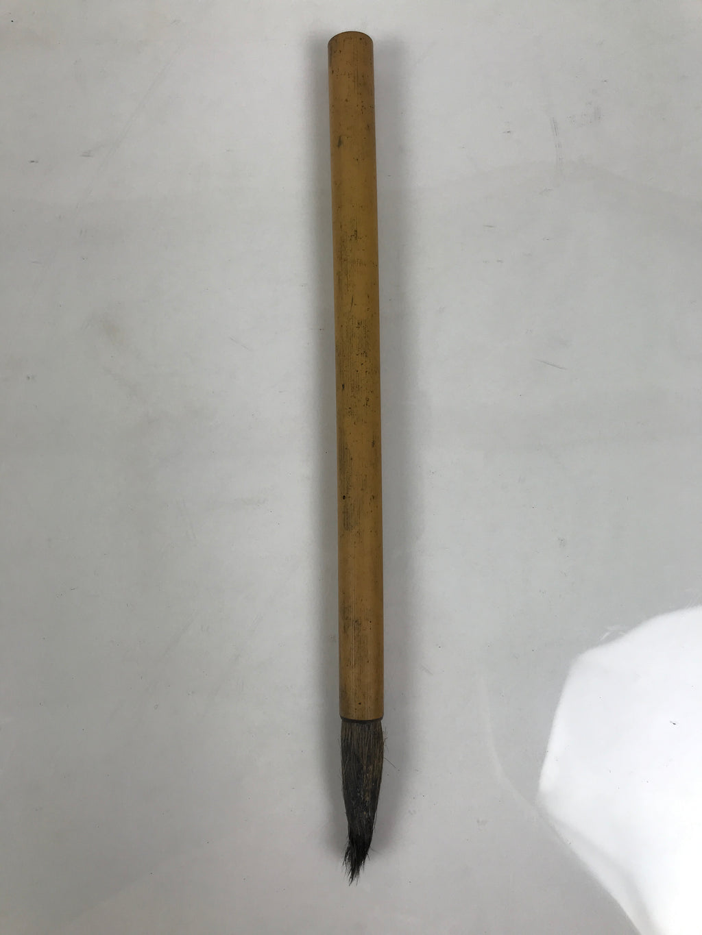 Japanese Calligraphy Brush Vtg Bamboo Fude Calligraphy Tool Shodo Shuji C17
