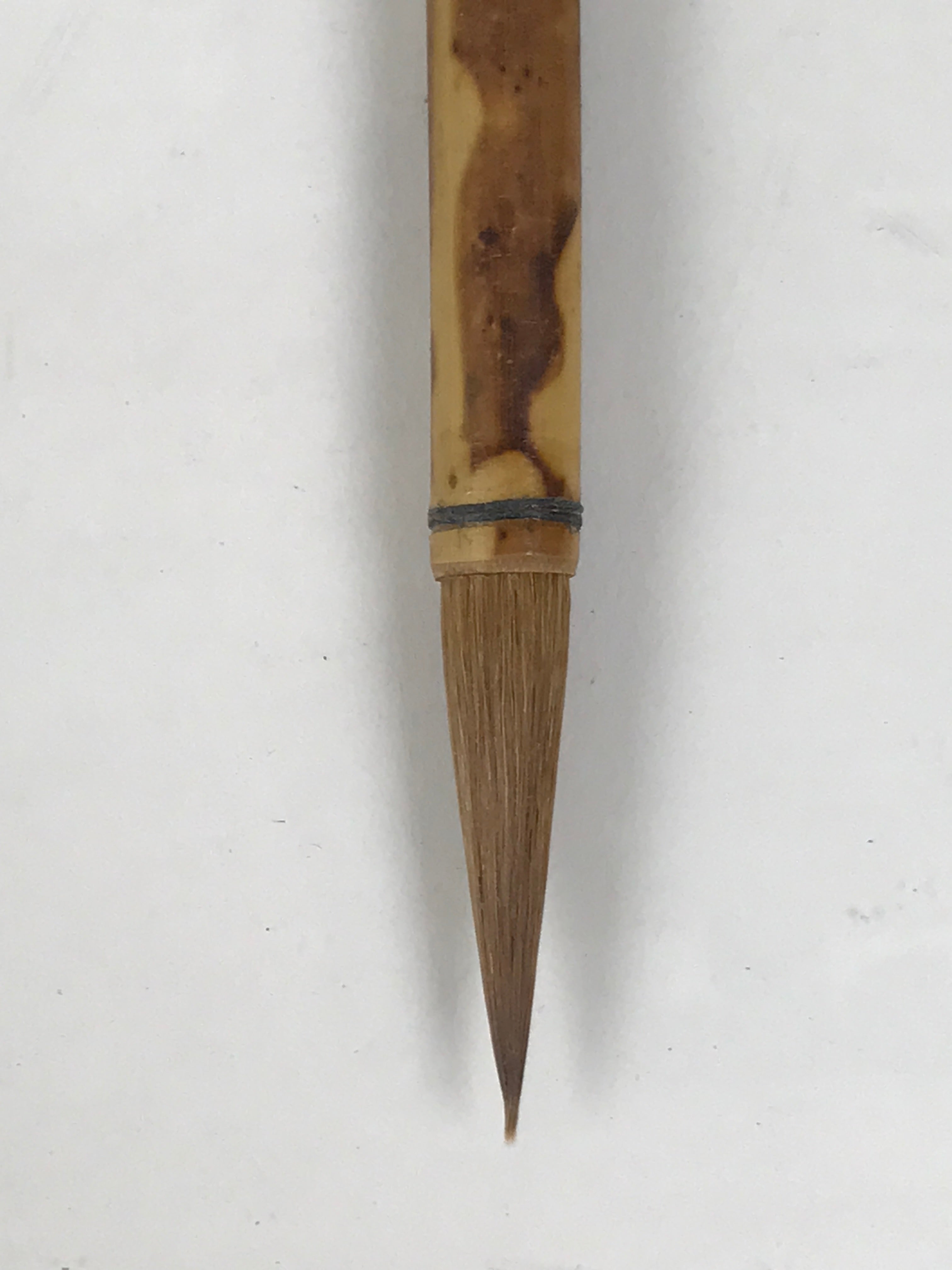 Japanese Calligraphy Brush Vtg Fude Calligraphy Tool Bamboo Shodo Shuji C13