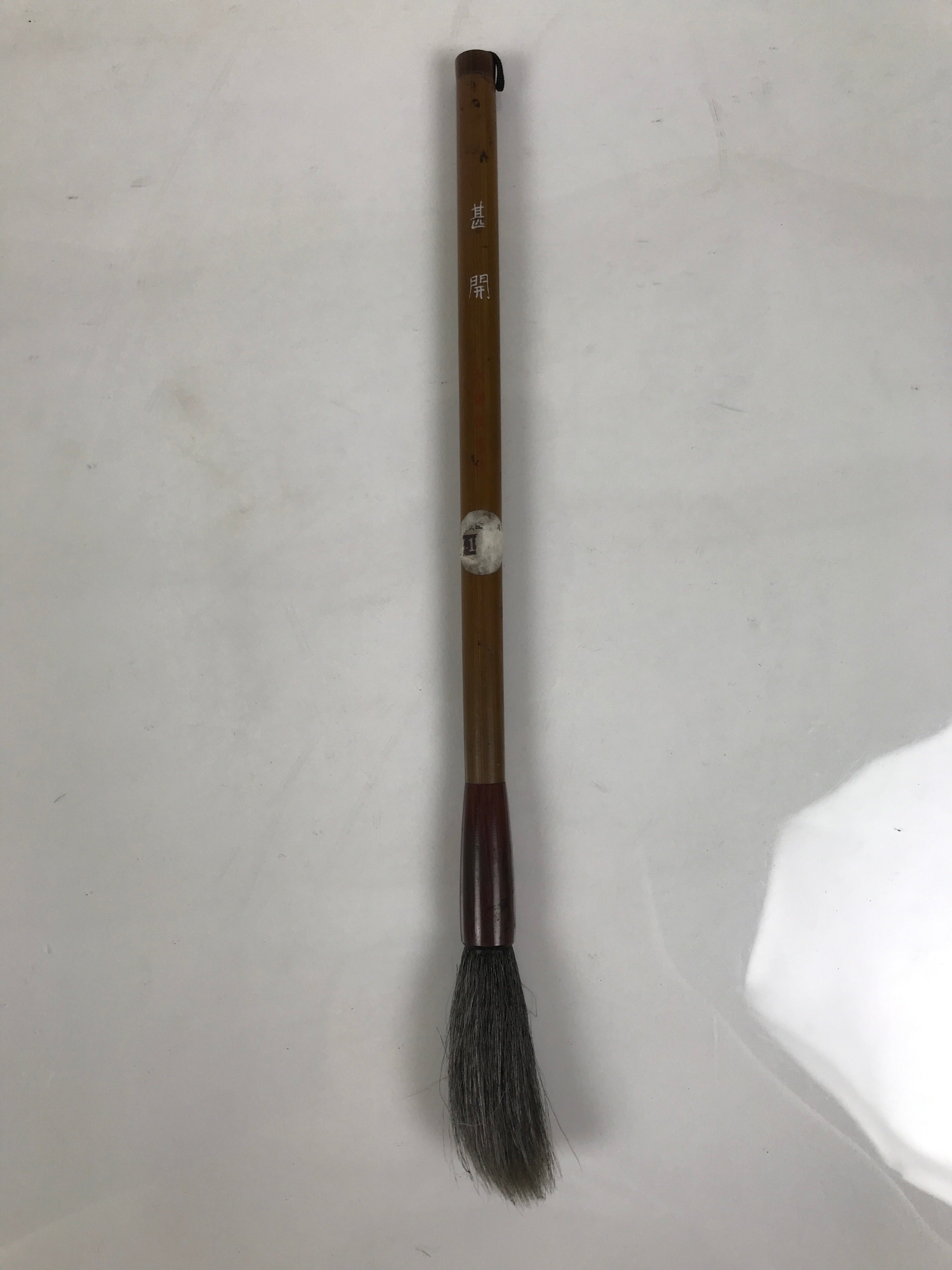 Japanese Calligraphy Brush Vtg Fude Calligraphy Tool Bamboo Shodo Shuji Kanji C8