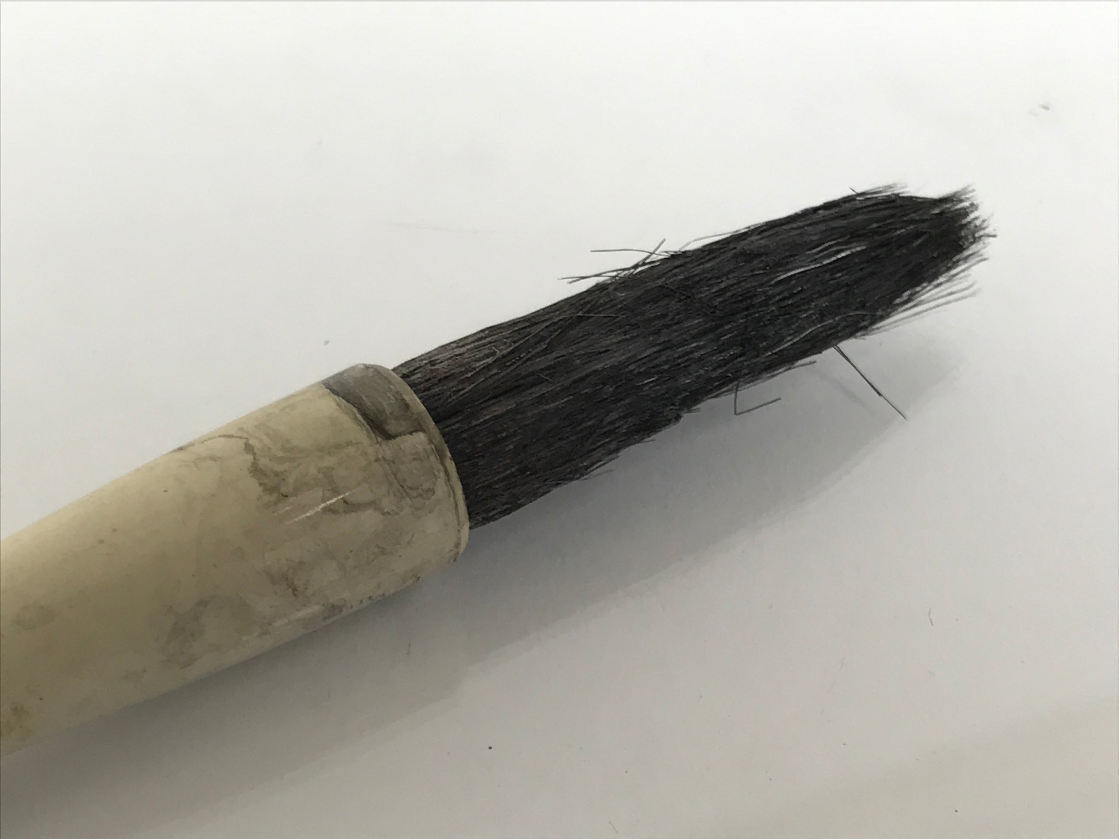 Japanese Calligraphy Brush Vtg Fude Calligraphy Tool Shodo Shuji Kanji C15