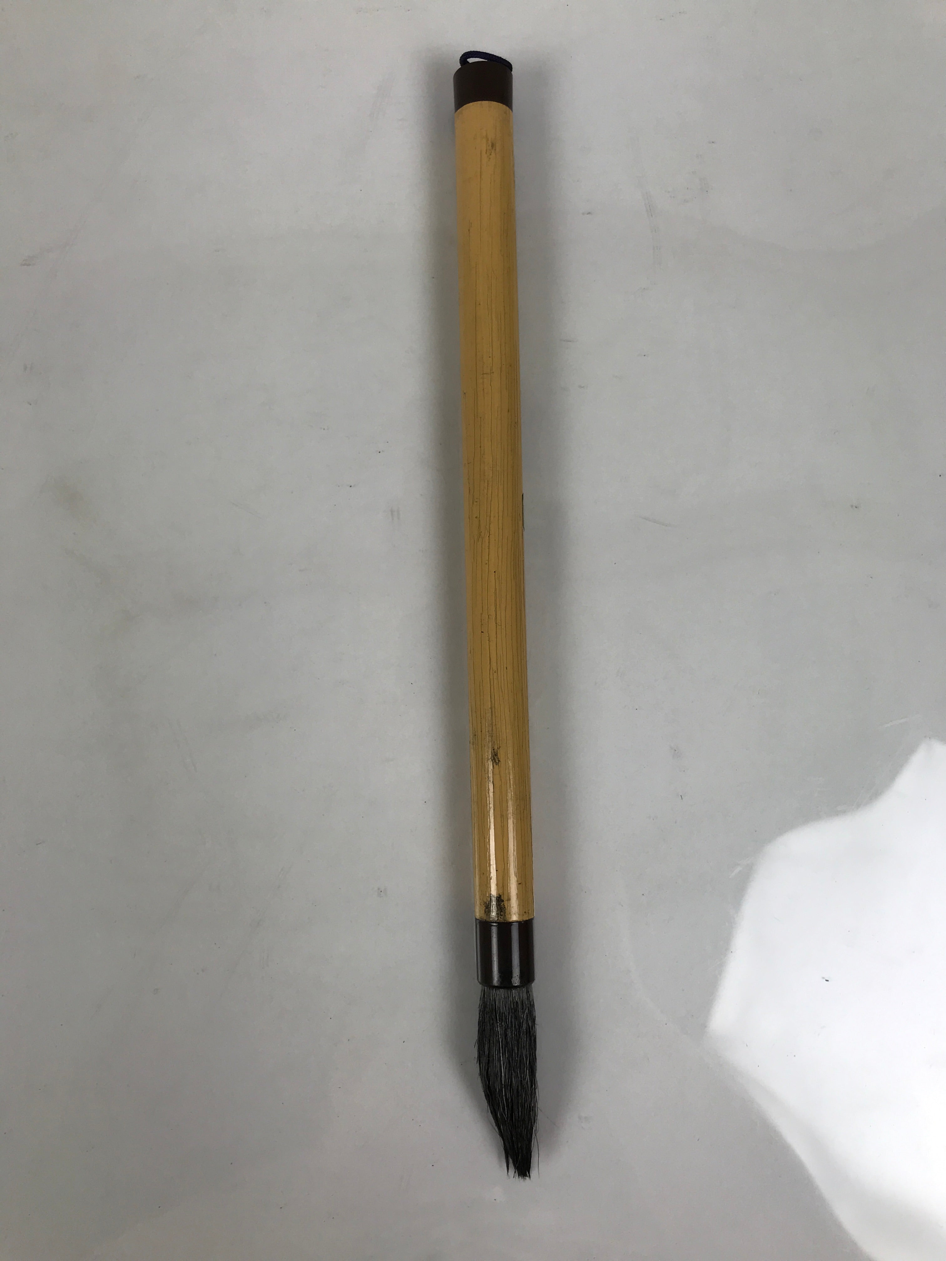 Japanese Calligraphy Brush Vtg Wood Fude Calligraphy Tool Shodo Shuji C16