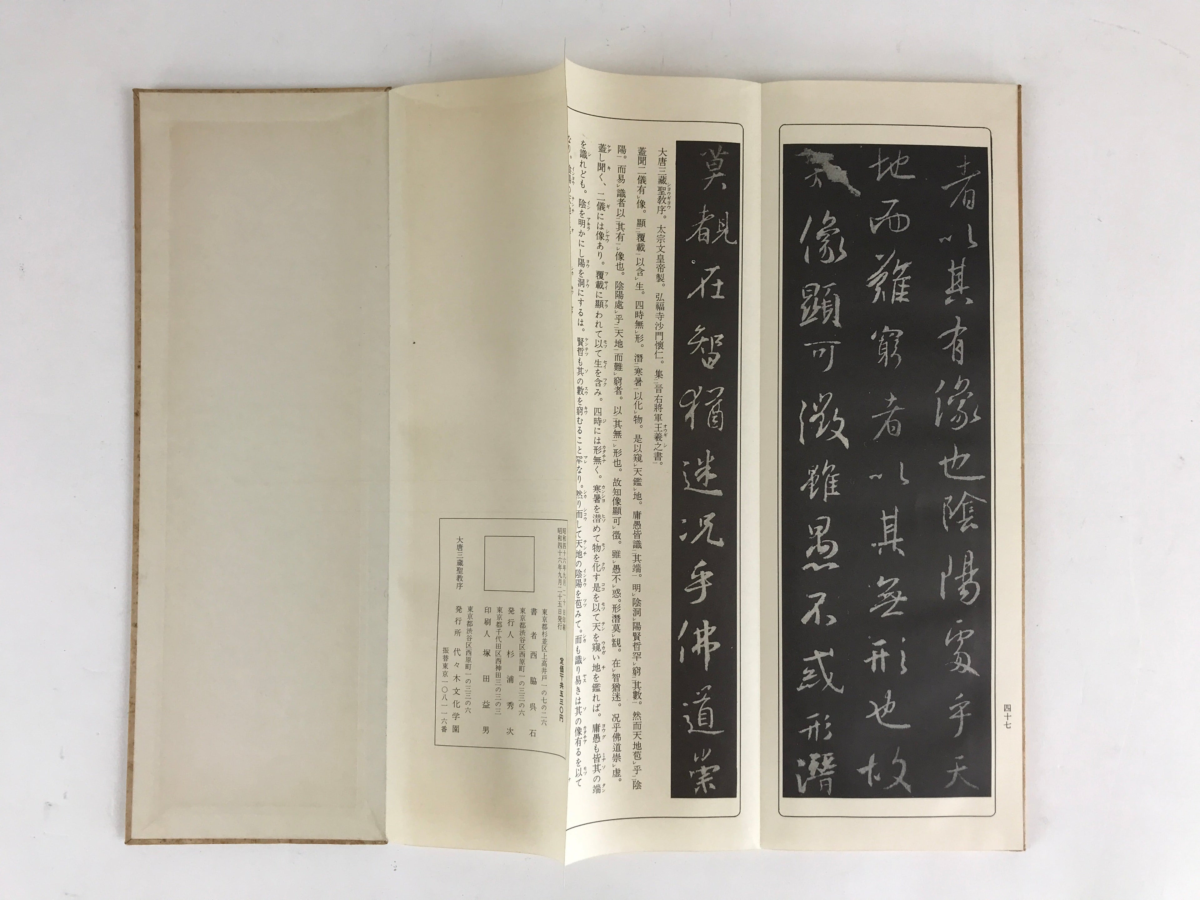 Japanese Calligraphy Reisho Rinsho Daitosanzoshogyojo Vtg Copy Book Tehon P337