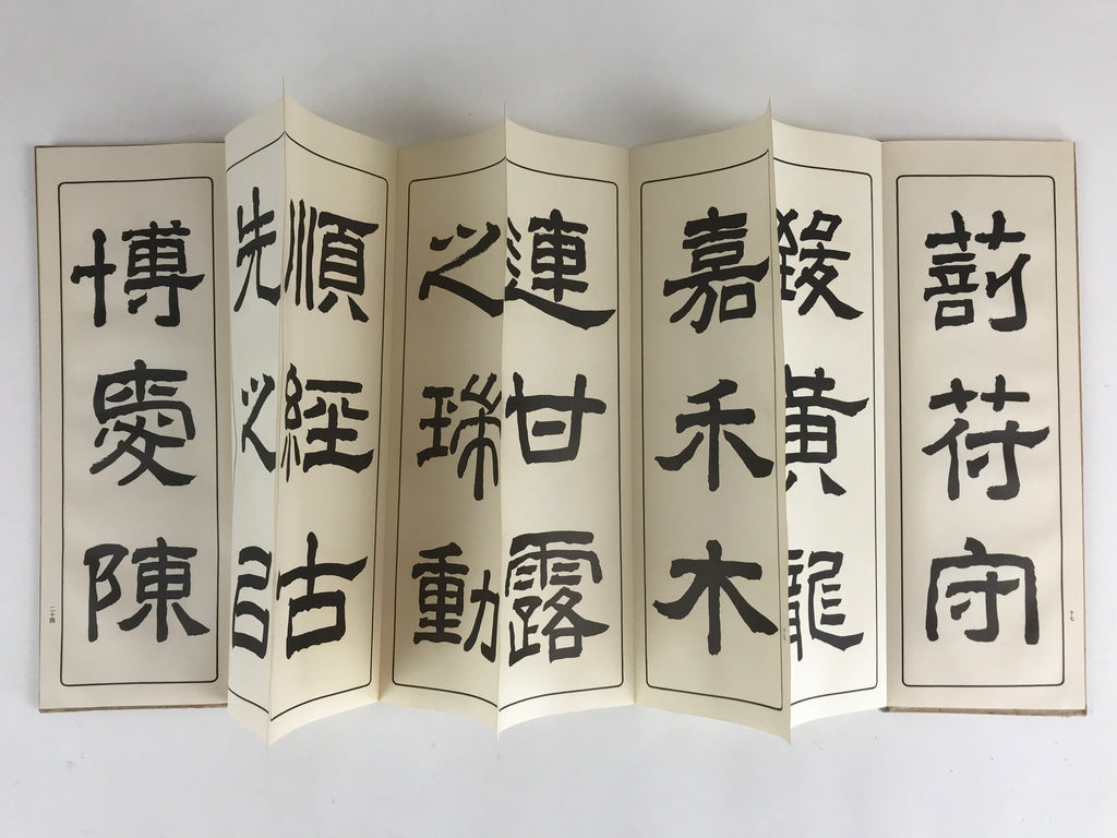 Japanese Calligraphy Reisho Rinsho-Kan-Seikosho Vtg Rinsho Copy Book Tehon P333