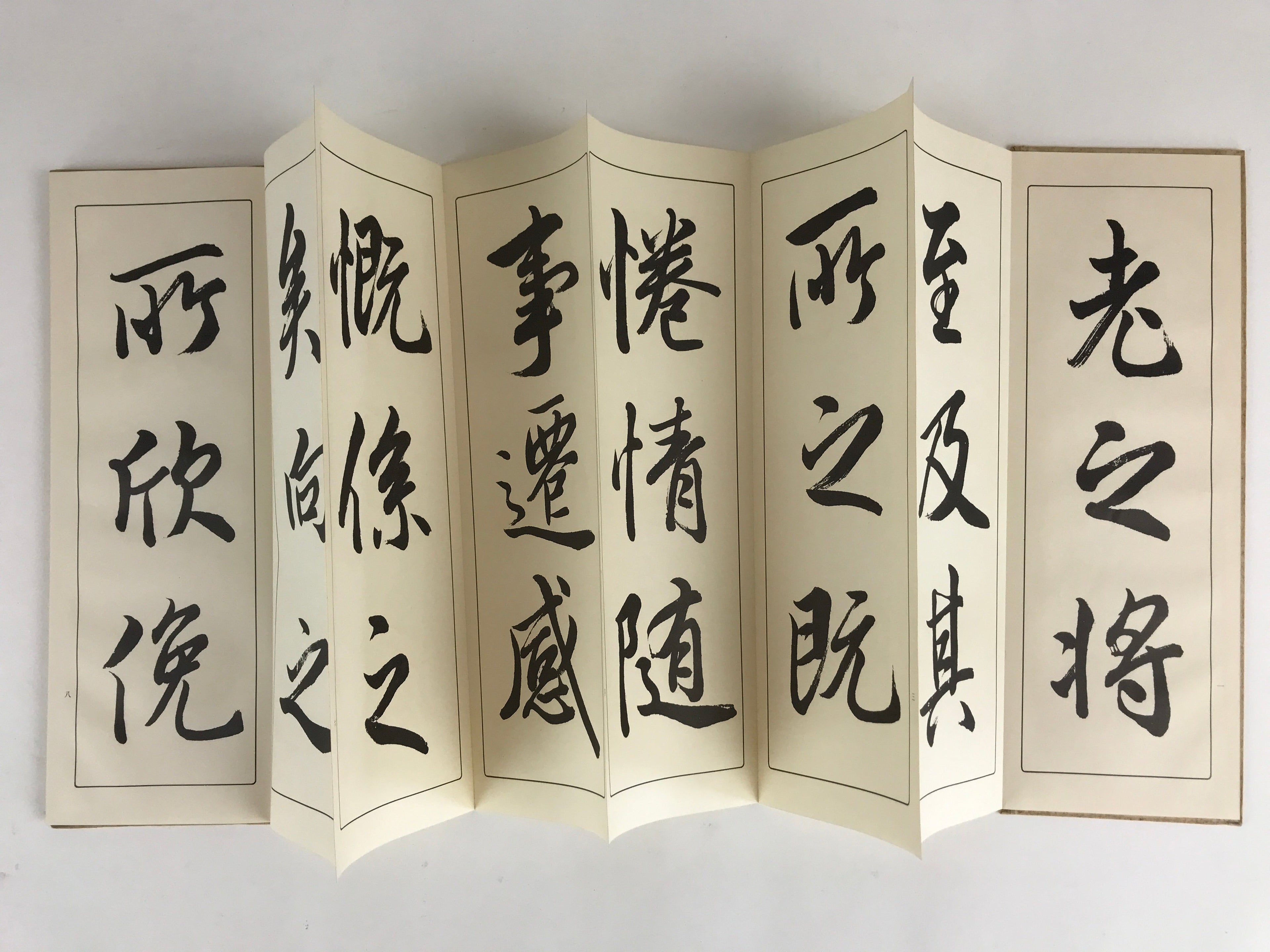 Japanese Calligraphy Reisho Rinsho Ranteijo Ge 2 Volumes Vtg Copy Book Tehon P34
