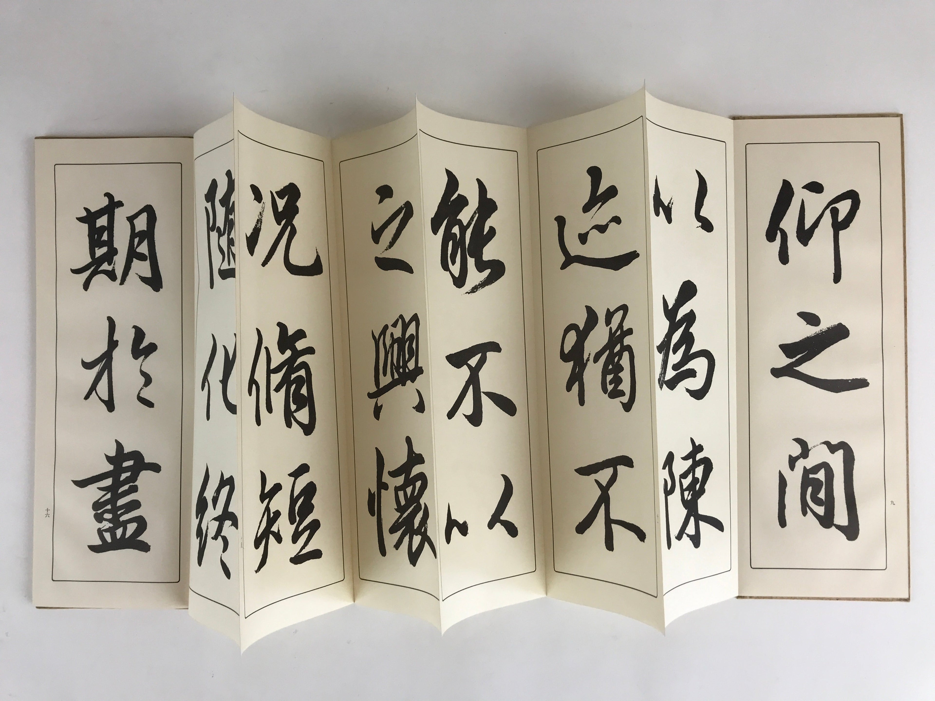 Japanese Calligraphy Reisho Rinsho Ranteijo Ge 2 Volumes Vtg Copy Book Tehon P34