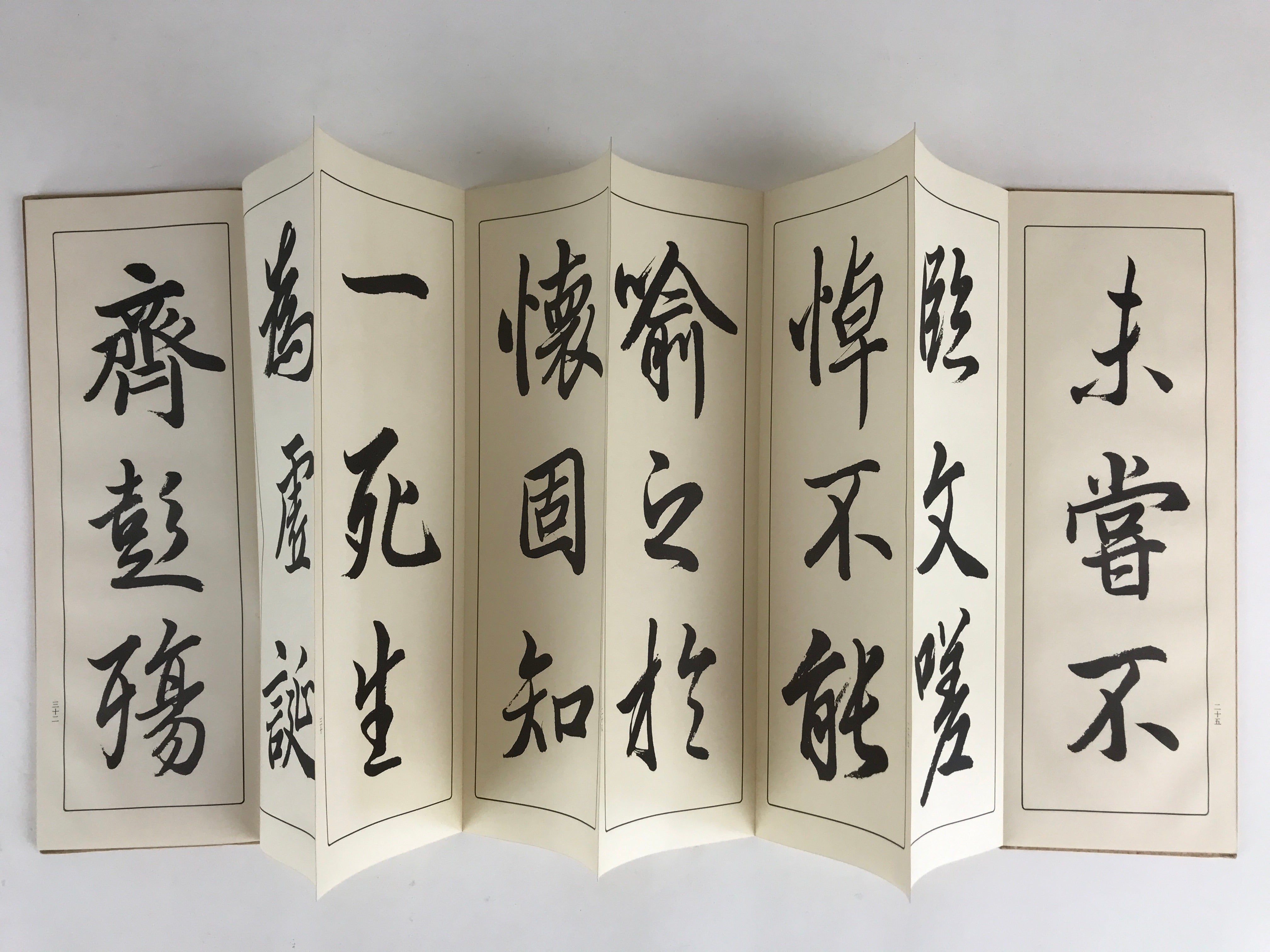 Japanese Calligraphy Reisho Rinsho Ranteijo Ge 2 Volumes Vtg Copy Book Tehon P34