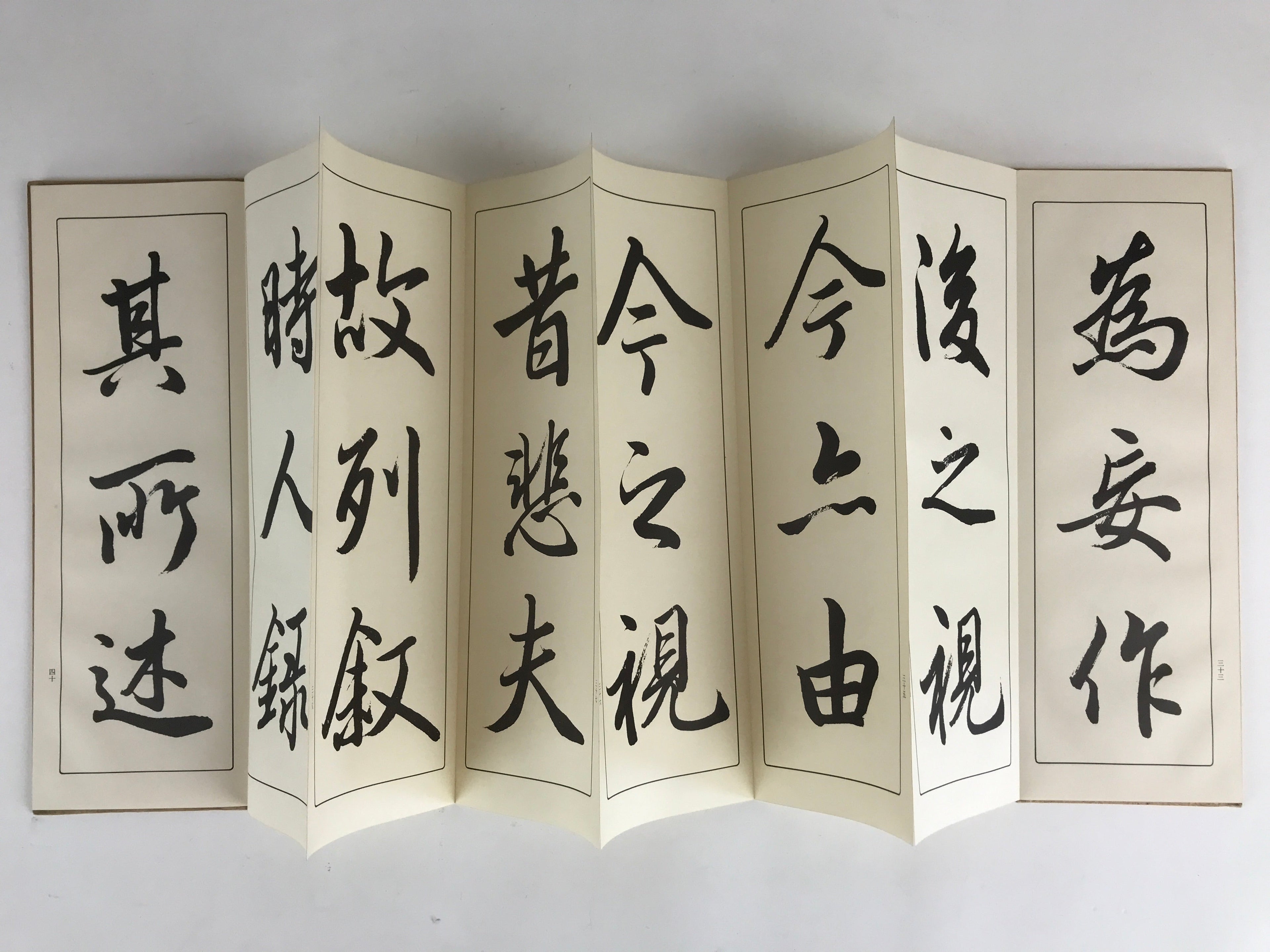 Japanese Calligraphy Reisho Rinsho Ranteijo Ge 2 Volumes Vtg Copy Book Tehon P34