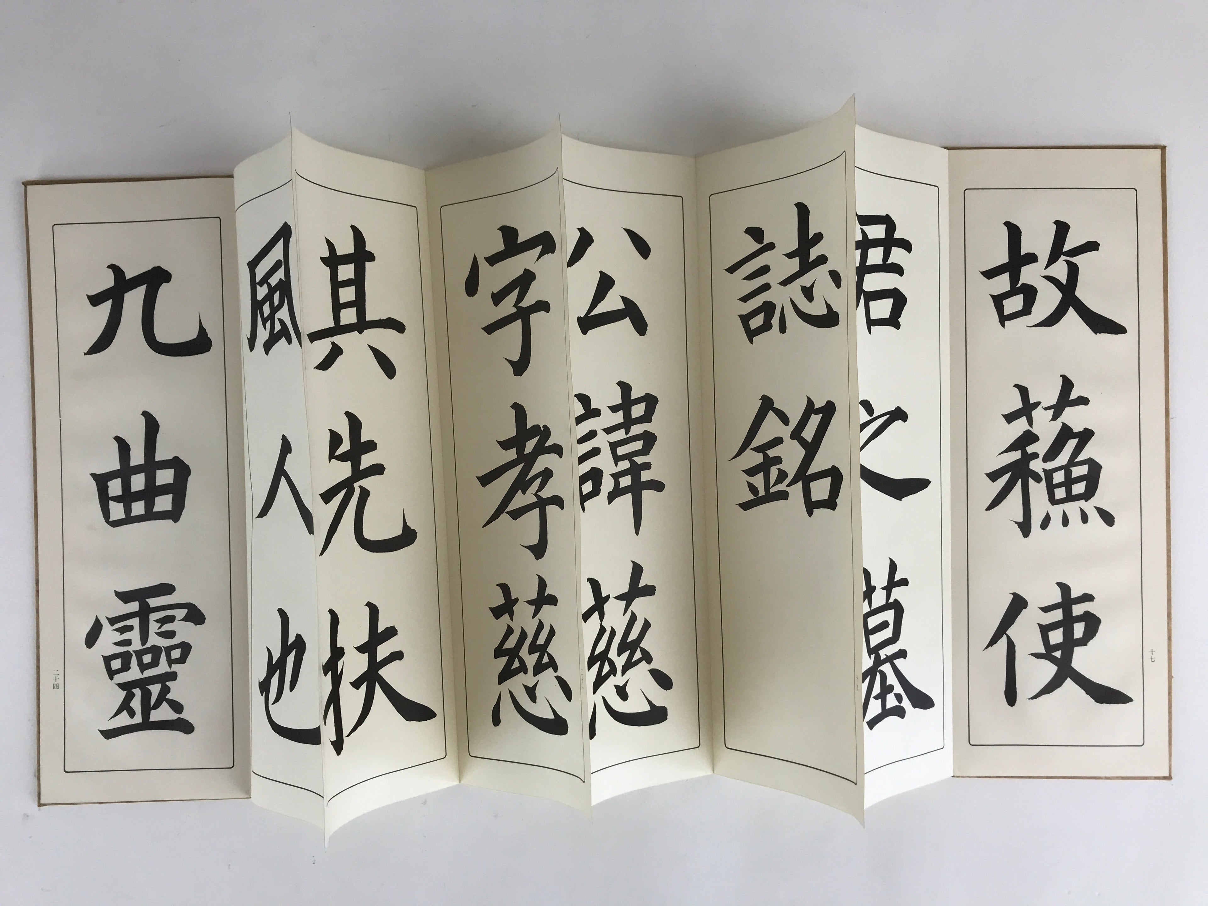 Japanese Calligraphy Reisho Rinsho Soshi Kun Boshi Mei Vtg Copy Book Tehon P336