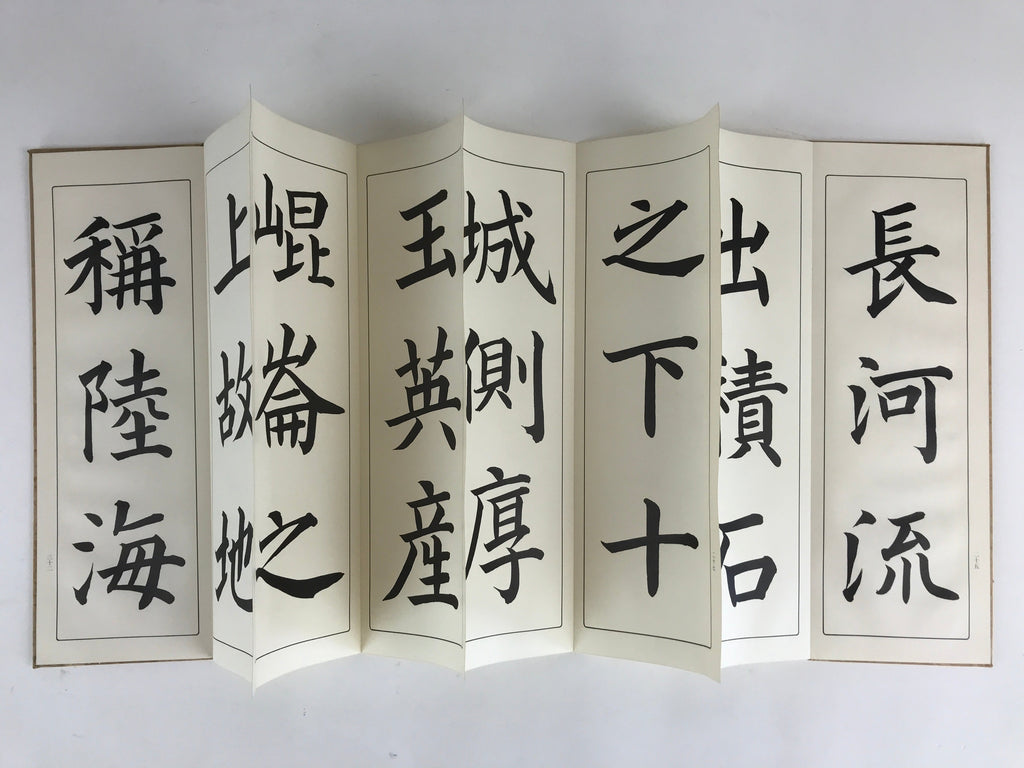 Japanese Calligraphy Reisho Rinsho Soshi Kun Boshi Mei Vtg Copy Book Tehon P336