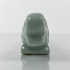 Japanese Calligraphy Tool Porcelain Brush Stand Shodo Shuji Celadon Dragon JK906