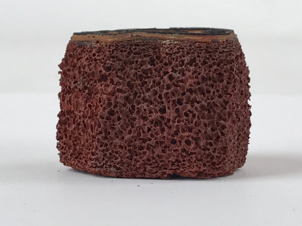 Japanese Carved Rubber Stamp 2 Mushrooms Vtg Sponge Base Stationary HS184