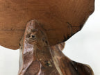 Japanese Carved Wood Flower Vase Stand Kadai Board Shelf Ikebana Bonsai WT556