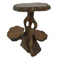 Japanese Carved Wood Flower Vase Stand Kadai Board Shelf Ikebana Bonsai WT556