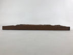 Japanese Carved Wood Hanging Great Tiger Picture Vtg Zodiac Animal Lion FR19