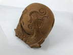 Japanese Carved Wooden Buddhist Drum Mokugyo Set Vtg Altar Fitting Butsugu BA845