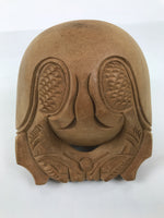 Japanese Carved Wooden Buddhist Drum Mokugyo Set Vtg Altar Fitting Butsugu BA846