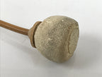 Japanese Carved Wooden Buddhist Drum Mokugyo Set Vtg Altar Fitting Butsugu BA847
