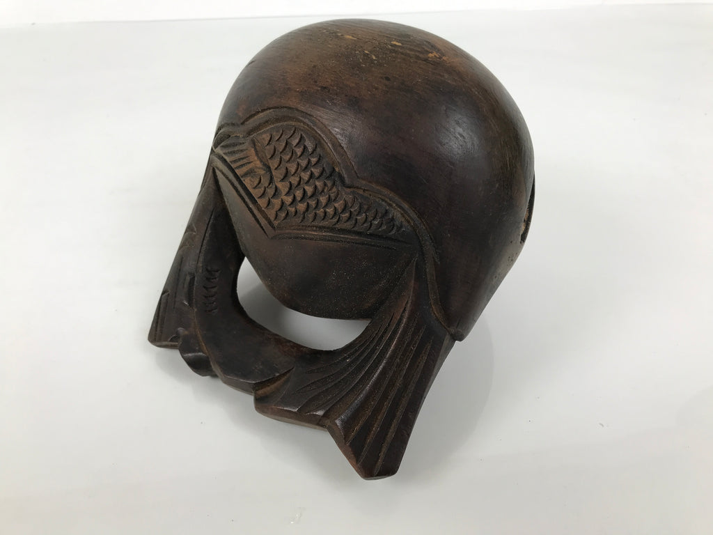 Japanese Carved Wooden Buddhist Drum Mokugyo Set Vtg Altar Fitting Butsugu BA847