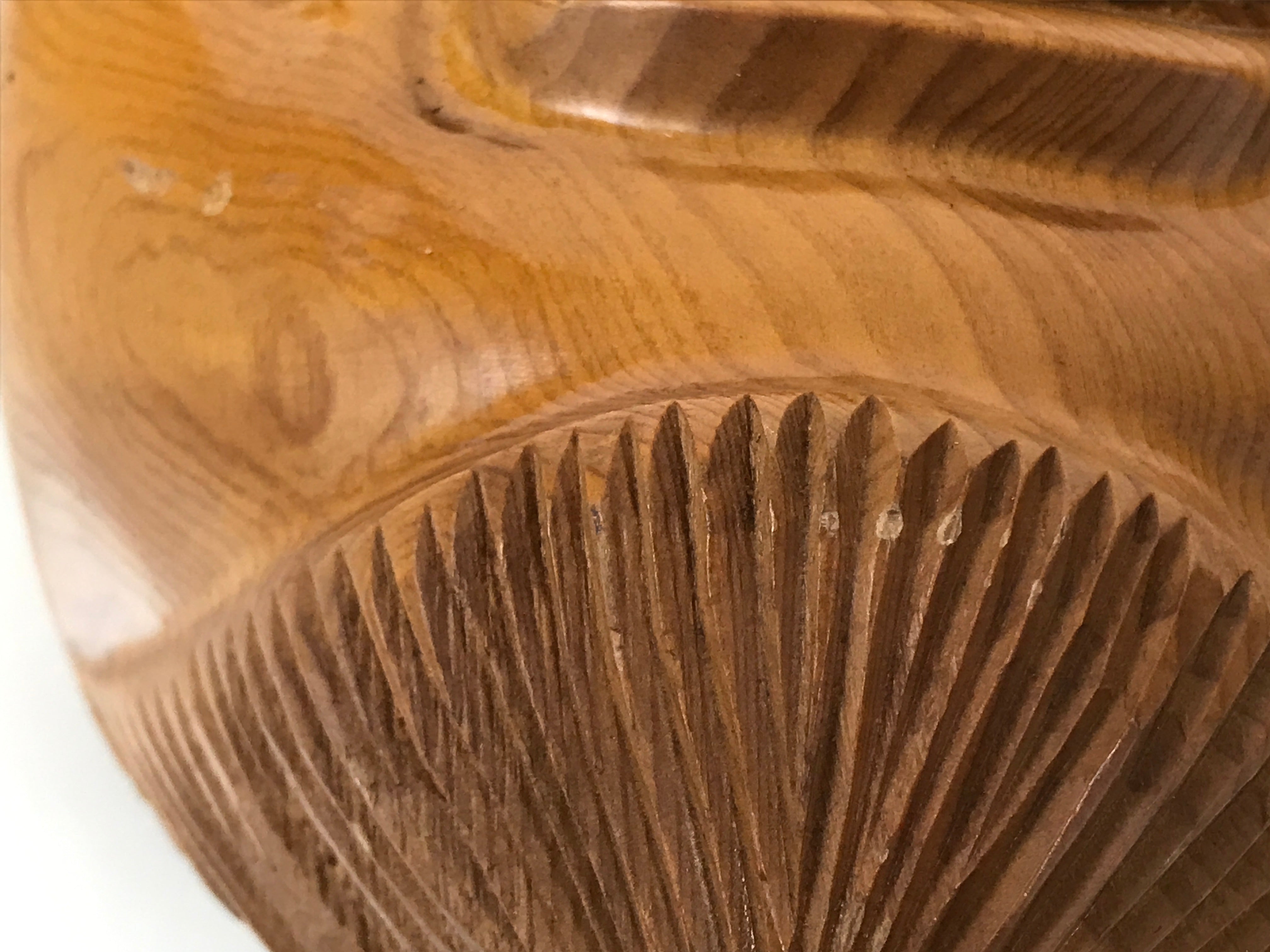 Japanese Carved Wooden Ebisu Mask Seven Lucky Gods Vtg Good Fortune Decor OM85