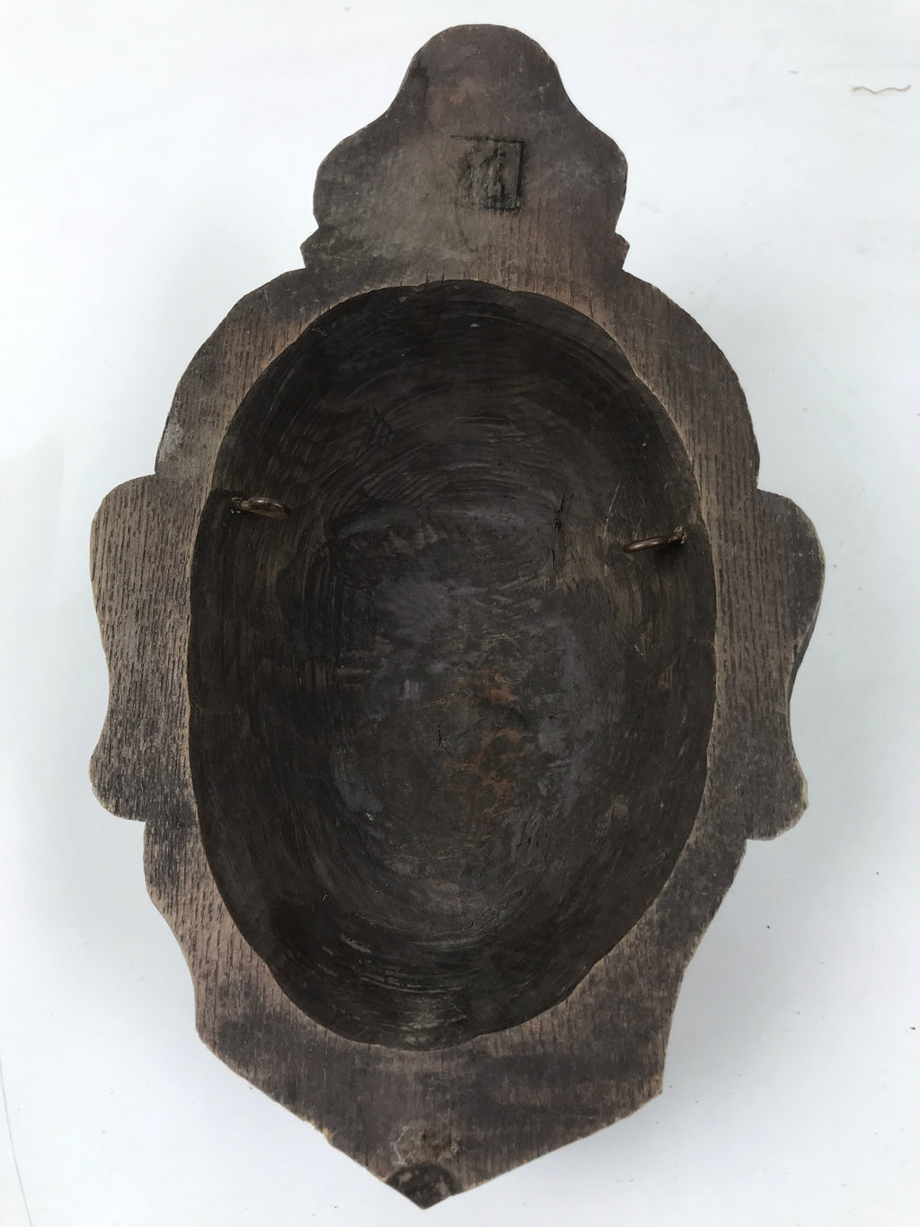 Japanese Carved Wooden Guardian Nio Agyou Mask Vtg Buddhism Todaiji Temple OM68