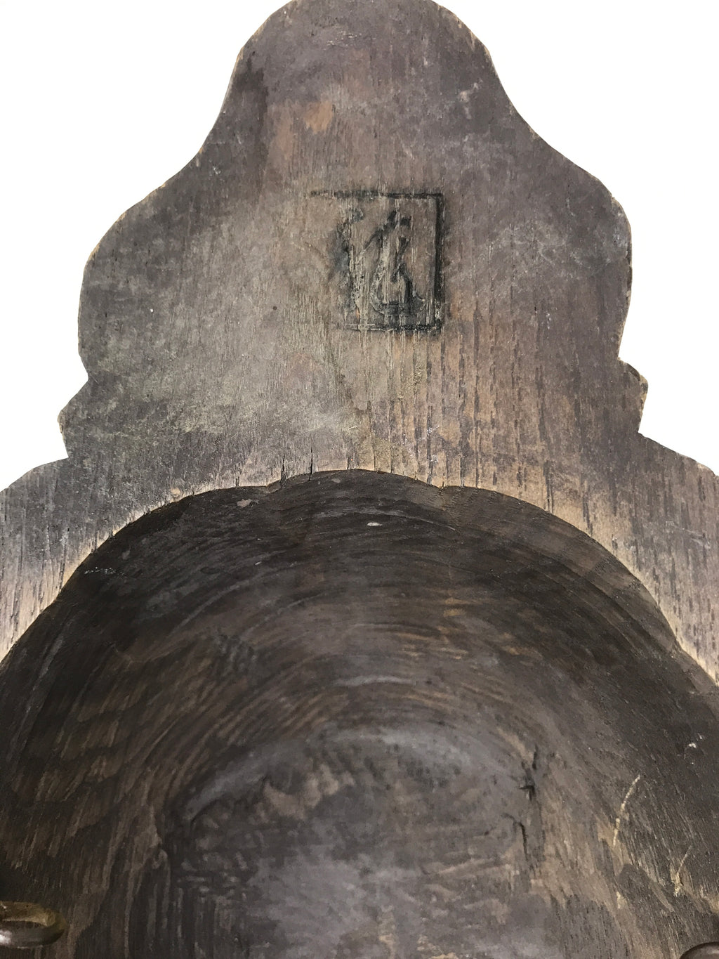 Japanese Carved Wooden Guardian Nio Agyou Mask Vtg Buddhism Todaiji Temple OM68