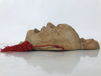Japanese Carved Wooden Guardian Nio Agyou Mask Vtg Buddhism Todaiji Temple OM69