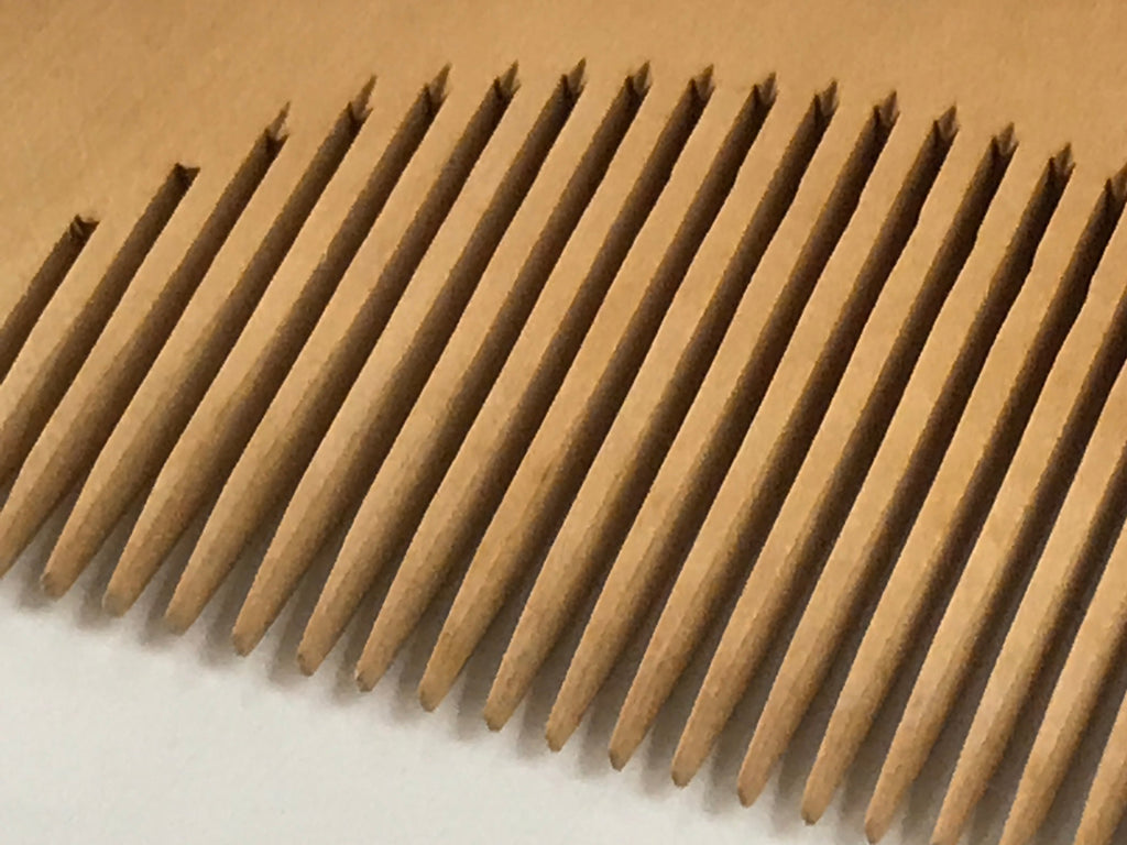 Japanese Carved Wooden Hair Comb Tsuge Vtg Haircare Accessory Kushi Case JK784