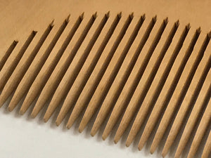 Japanese Carved Wooden Hair Comb Tsuge Vtg Haircare Accessory Kushi Case JK784