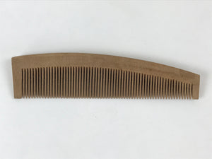 Japanese Carved Wooden Hair Comb Tsuge Vtg Haircare Accessory Kushi JK582