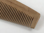 Japanese Carved Wooden Hair Comb Tsuge Vtg Haircare Accessory Kushi JK582