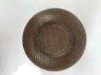Japanese Carved Wooden Small Bowl Vtg Kobachi Dish Polished Matte Brown L558